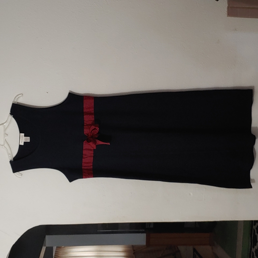 bechamel Maxi Dress, Women's Size Small, with front ribbon accent